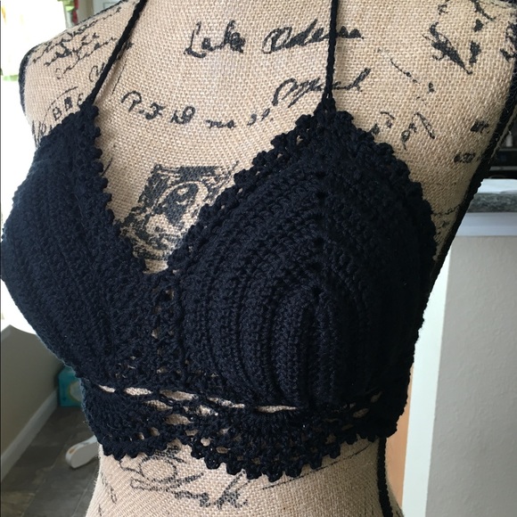👙🦋🌺HANDMADE CROCHET TOP - Picture 1 of 1